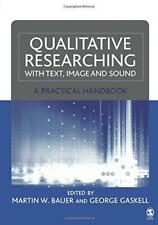 Qualitative Researching with Text, Image and Sound: A Practical Handbook for Soc segunda mano  Embacar hacia Mexico