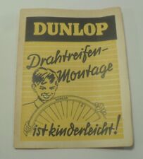 Antikes dunlop prospekt gebraucht kaufen  Deutschland