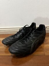 Asics Gel Lethal Flash IT 2 Football Rugby Boots Black Gunmetal US 10 No Box for sale  Shipping to South Africa