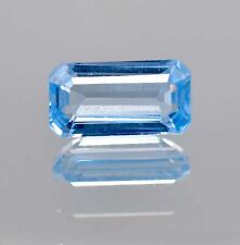 6.05 Ct Natural Namibia Jeremejevite Flawless Loose Gemstone Certified 14x7 MM for sale  Shipping to South Africa