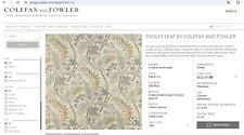 Colefax fowler paisley for sale  HOVE