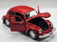 Usado, Volkswagen Beetle escala 1/24 coche modelo diecast rojo  segunda mano  Embacar hacia Argentina