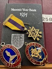 Masonic book medals for sale  HAYWARDS HEATH