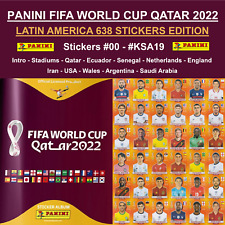 Panini World Cup QATAR 2022 - Latin America Edition - Stickers #00 - #KSA19 myynnissä  Leverans till Finland