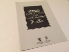 Atco price list for sale  UK