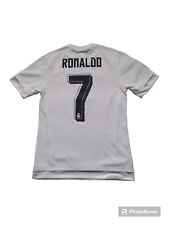 Camiseta deportiva de fútbol de Cristiano Ronaldo Real Madrid Adidas 2015-2016. Pequeño segunda mano  Embacar hacia Mexico
