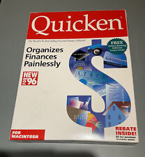 INTUIT Quicken 96 Software for Windows Version 5 Finances Money Vintage for sale  Shipping to South Africa