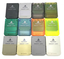 Sony Playstation 1 PS1 Official OEM 15 Block Memory Card Import Pick Your Color for sale  Shipping to South Africa