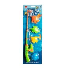 Usado, Jogo de pesca infantil conjunto de 4 peixes e brinquedos gancho vara jogo de festa ou presente comprar usado  Enviando para Brazil