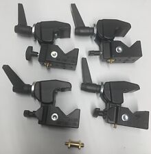 4 x Manfrotto 035 Super Clamp with Reversible Short Stud for sale  Shipping to South Africa
