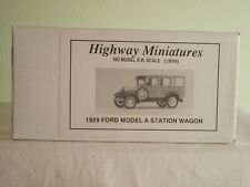 JORDAN HIGHWAY MINATURES HO 1929 MODELO T FORD STATION WAGON KIT #360-217, NOVO OB comprar usado  Enviando para Brazil