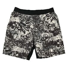 Lululemon Shorts XL Extra Large THE Lined 9" Floral Jungle Gym Train Run Workout for sale  Shipping to South Africa