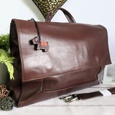 RADLEY "Border" Bag Large Work Tote Shoulder Grab Briefcase Brown Leather ~ Dog for sale  Shipping to South Africa