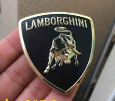 Usado, Logo Badge Lamborghini Scudo in metallo Toro oro gold Urus Uracan Aventador 6 cm comprar usado  Enviando para Brazil
