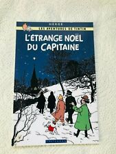 CARTE POSTALE 15X10 TINTIN HOMMAGE A HERGE PARODIQUE PASTICHE NOEL VOEUX  d'occasion  Antibes