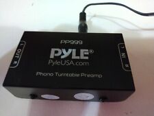Pré-amplificador de toca-discos fono compacto ultrabaixo ruído Pyle PP999 com adaptador 12V, usado comprar usado  Enviando para Brazil