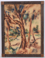 Usado, Boris Deutsch (1892-1978) "Paisagem expressionista", têmpera, 1938 comprar usado  Enviando para Brazil