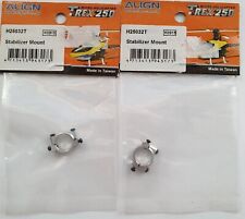 Align T-Rex 250 Stabilizer Mount x 2 - H25032T -RC spares Parts Micro Helicopter, used for sale  Shipping to South Africa