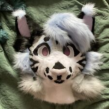 Blue feline Cat Sabertooth ￼fursuit head costume Cosplay for sale  Shipping to South Africa