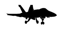 MILITARY  AIRPLANE  SILHOUETTE  DECAL CAR STICKER, used for sale  Shipping to South Africa