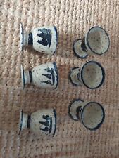 pottery wine goblets for sale  LETCHWORTH GARDEN CITY