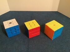 Grupo de 3 cubos Rubiks GTS3 M acanalados, WRM 3x3, Yuxin Little Magic Square 1 segunda mano  Embacar hacia Argentina