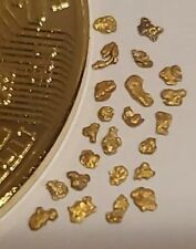 Alaskan Gold Flakes or Small Gold Nuggets + BITCOIN 1 Oz COIN in Capsule AAA for sale  Cle Elum
