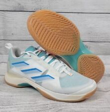 Zapatillas de tenis para mujer Adidas Avacourt Parley blancas/azules/naranja GX6333 talla 9,5 segunda mano  Embacar hacia Argentina