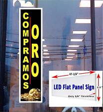 Usado, COMPRAMOS ORO COMPRAMOS ORO ORO Español LED Panel Plano Caja Cartel segunda mano  Embacar hacia Argentina