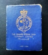 Cunard steam ship for sale  NEWCASTLE