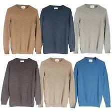 Mens lambswool crew for sale  TRURO