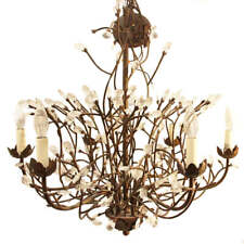 light chandeliers six crystal for sale  Springfield