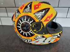 VALENTINO ROSSI AGV 46 MOTORBIKE HELMET 2002 for sale  Shipping to South Africa