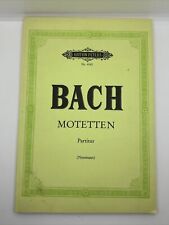 Bach motetten partitur gebraucht kaufen  München