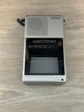 Mini TV de viagem vintage anos 80 Sony Watchman FD-40A traseira plana VHF UHF - Funciona, usado comprar usado  Enviando para Brazil