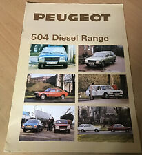 Peugeot 504 diesel for sale  NOTTINGHAM