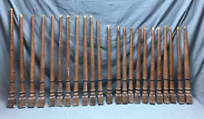 Lote de 23 husillos vintage convertidos de madera dura longitud escalera antigua 73-23B, usado segunda mano  Embacar hacia Argentina