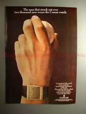1969 Corum Watch Ad com Bob Feller, marcado mais de 2000 comprar usado  Enviando para Brazil