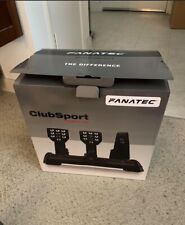 Fanatec clubsport pedals for sale  TAMWORTH
