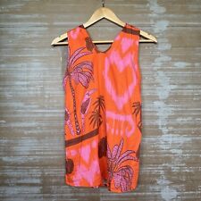 Blusa Culthera Grenadine cruzada flamingo verão boho artística feminina G comprar usado  Enviando para Brazil