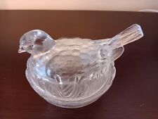 Clear glass dove for sale  Plainfield