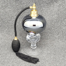 Frasco atomizador recarregável perfume arte vidro lâmpada preta borla spray acessório comprar usado  Enviando para Brazil