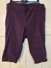 Purple cropped cotton for sale  OKEHAMPTON