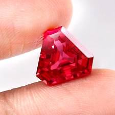 Natural Ceylon Padparadscha Sapphire Loose Concave Trillion Gemstone Cut 9x9 MM for sale  Shipping to South Africa