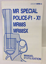 Manuel d'Utilsation MR Special Police-F1-X1 MR88S MR88SX - Groupe Matra comprar usado  Enviando para Brazil