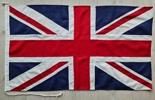 Used, Union Jack MoD premium sewn woven flag 5x3ft toggle UK stitched cotton lik cloth for sale  Shipping to South Africa