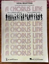 Libro de canciones musicales más grande de Broadway A Chorus Line Vocal Selections segunda mano  Embacar hacia Argentina