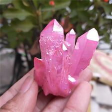 50g Aura Rosa Natural Titânio VUG Aglomerado de Cristal de Quartzo Cura Amostra de Reiki comprar usado  Enviando para Brazil