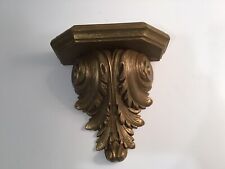Vintage Gold Hanging Sconce Wall Shelf for sale  Shipping to South Africa