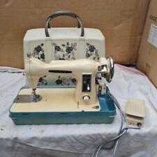 Vintage Jones Sewing Machine Model D With Pedal & Case - Read Description  for sale  Shipping to South Africa